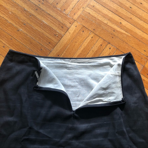 Garnet Hill • Saja Cutwork Linen Midi Skirt - Picture 6 of 6